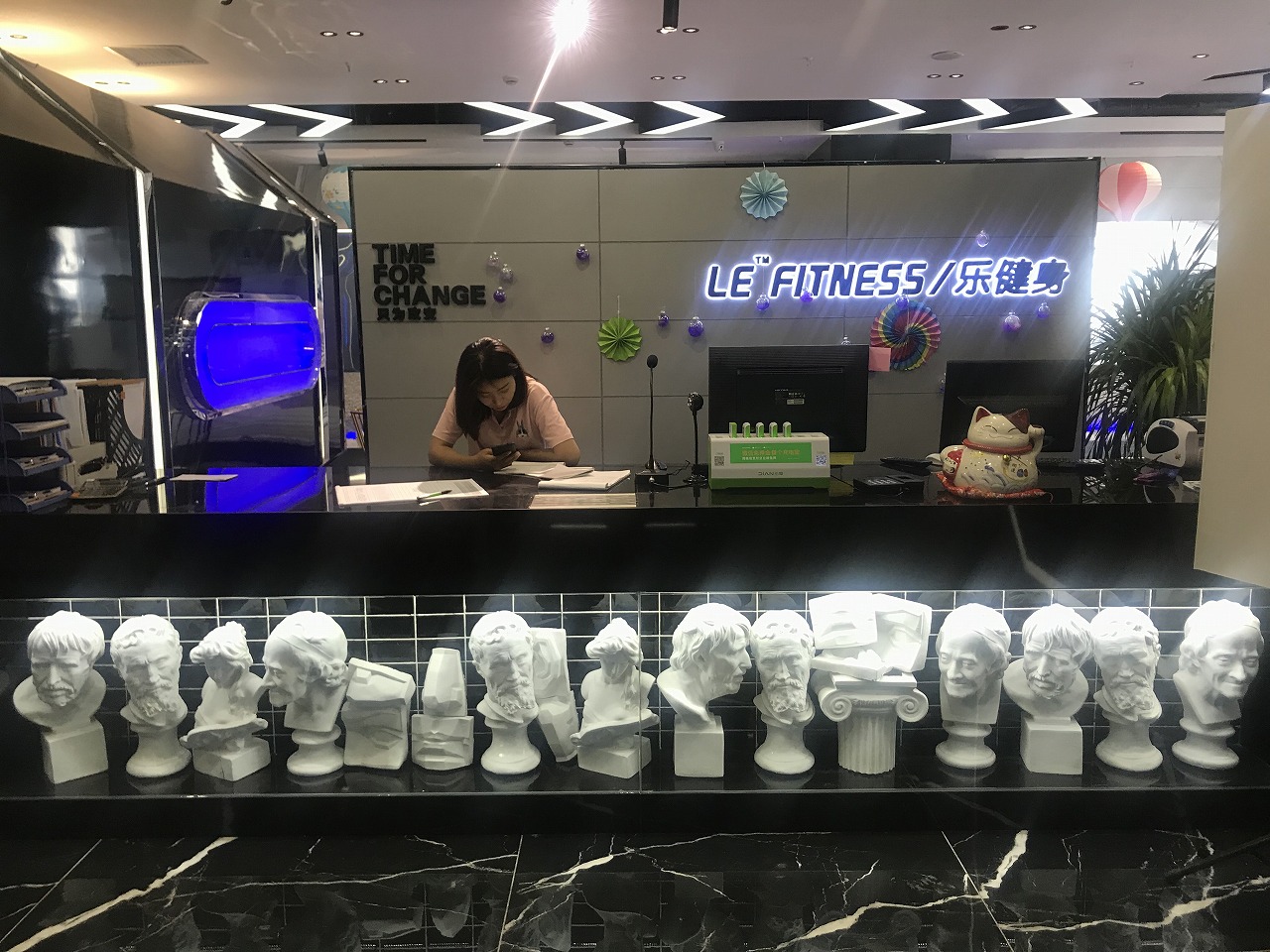 遼寧鞍山動嵐健身加盟店裝修展示